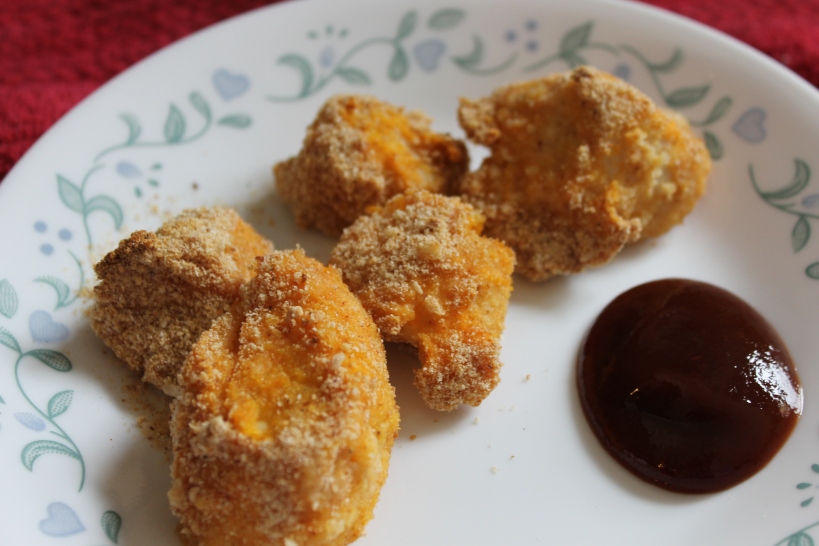 homemade baked chicken nuggets, healthy chicken nuggets